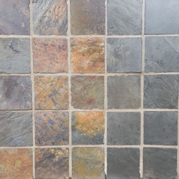 Slate Mosaic Rich Autumn & African Blue